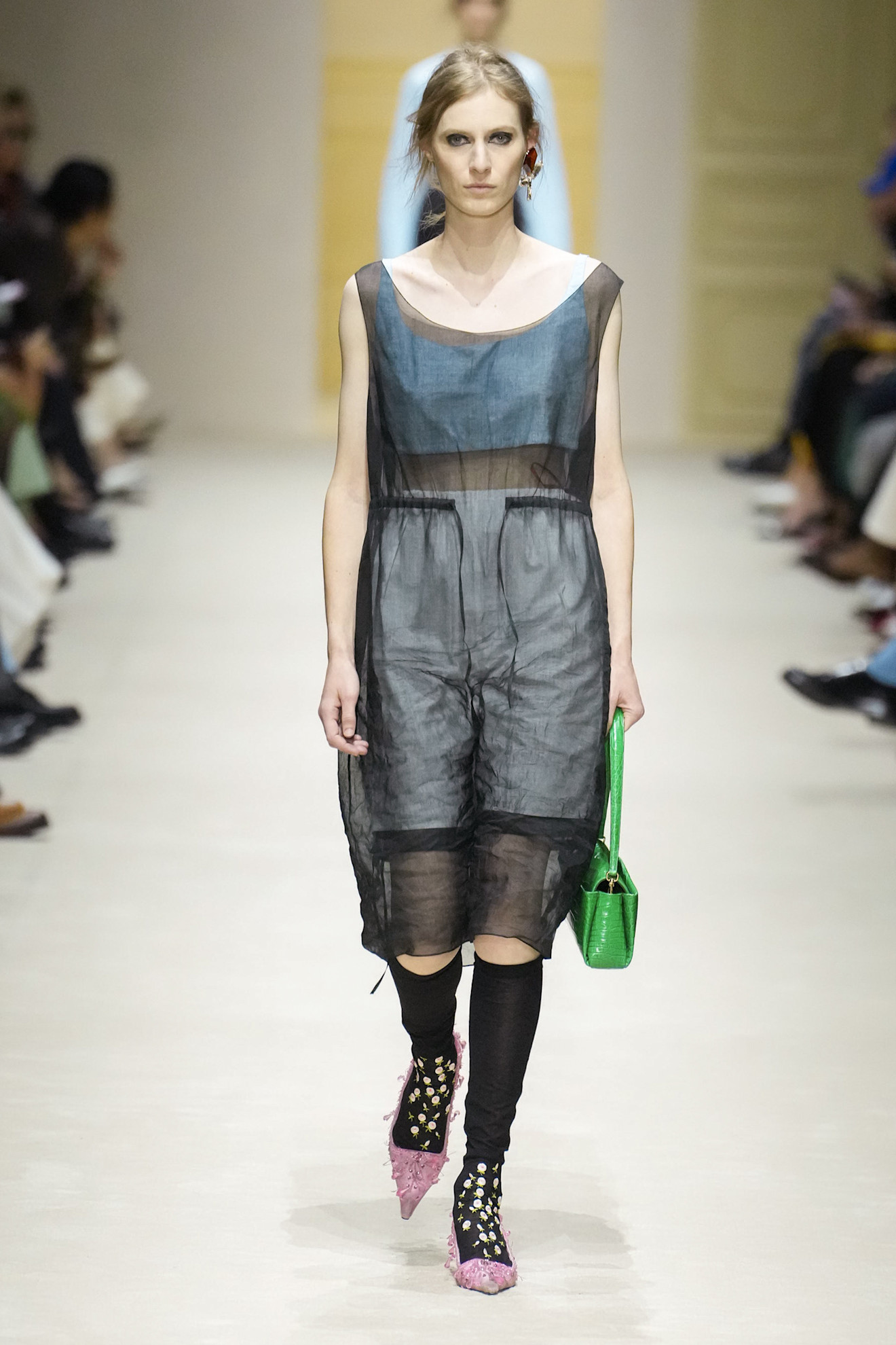A runway look from the Prada Fall 2026 collection