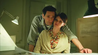 Adrien Brody and Felicity Jones in 'The Brutalist.'