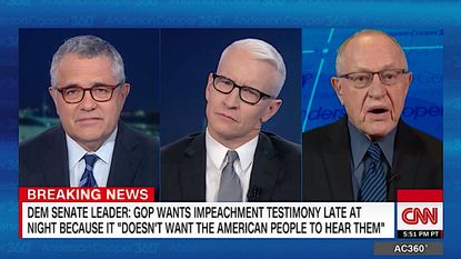 Jeffrey Toobin, Anderson Cooper, Alan Dershowitz