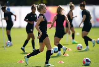 England Women Training Session – The Lensbury Resort – Tuesday 19th July