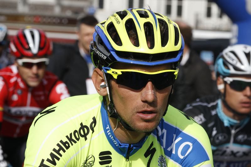 Roman Kreuziger (Tinkoff-Saxo) at the start line