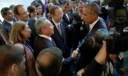 Raul Castro, Barack Obama