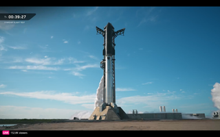 SpaceX Starship Flight 12 on pad ahead of launch