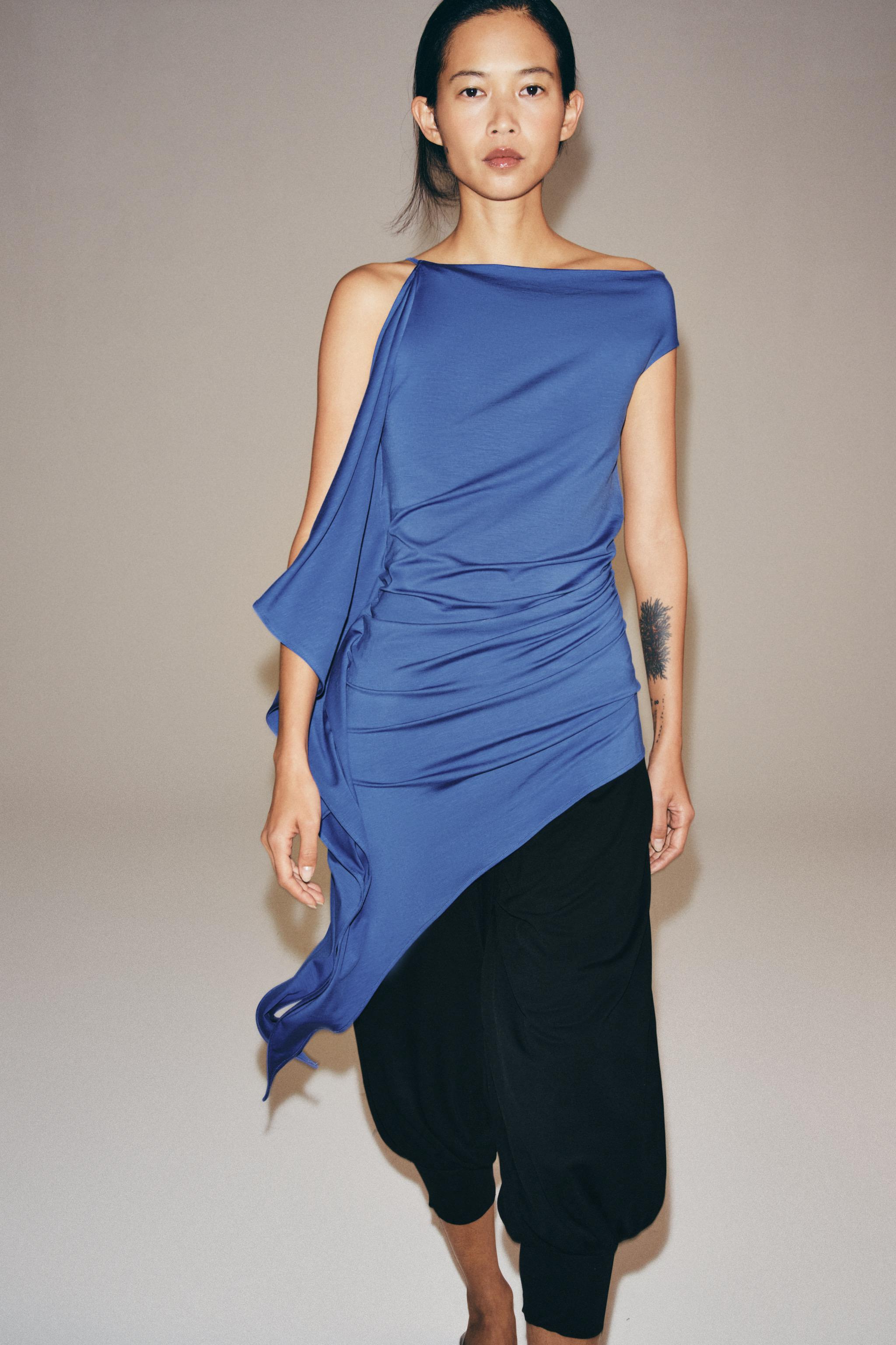 Asymmetric Top - Mid-Blue - S