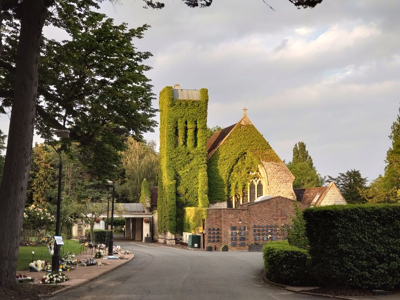 A zoom shot of a church using the Xperia 10 III