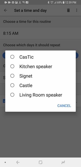 Pick your speaker