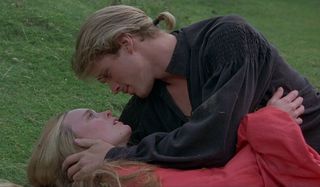 Westley and Buttercup together in The Princess Bride