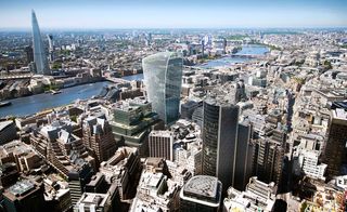 The Rafael Viñoly-designed 20 Fenchurch Street is better known to Londoners by its moniker 'The Walkie-Talkie' due to its distinctive curved silhouette. When it is completed, it will provide over 670,000 sq ft of office space over 32 floors, topped by a three-storey Sky Garden, the tallest public park in the city