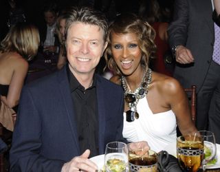 David Bowie and wife Iman in 2008
