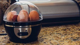 Eggs in an egg-cooker