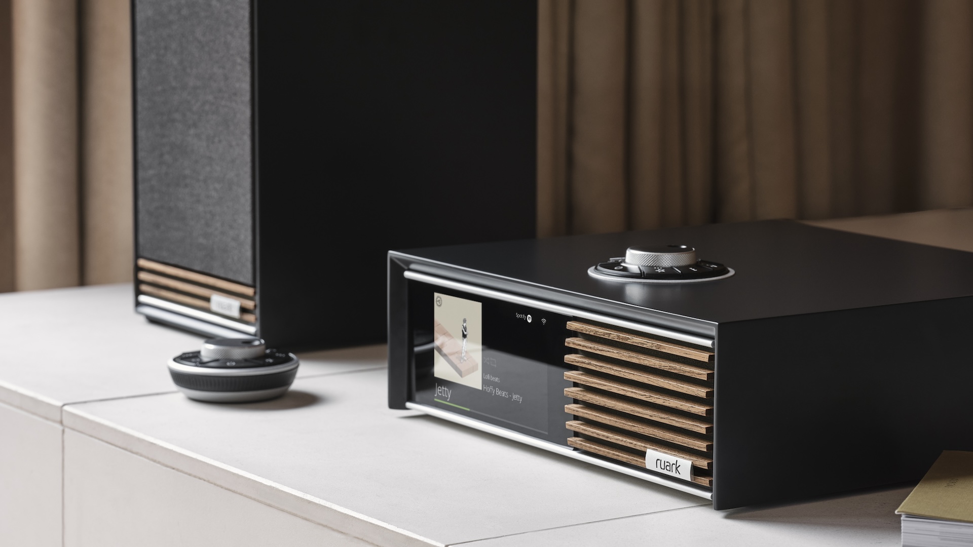 Ruark R610 console and Sabre-R speakers bring old-school cool to your music listening room