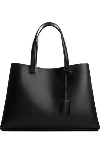 Faux Leather Shopper