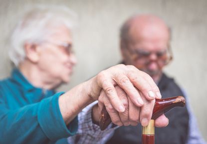 Elderly couple.