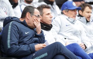 Maurizio Sarri has set his sights on a top four finish