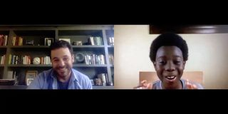 Fred Savage and Elisha "EJ" Williams discussing The Wonder Years
