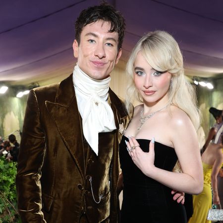 Barry Keoghan and Sabrina Carpenter attend The 2024 Met Gala Celebrating "Sleeping Beauties: Reawakening Fashion" at The Metropolitan Museum of Art on May 06, 2024 in New York City.