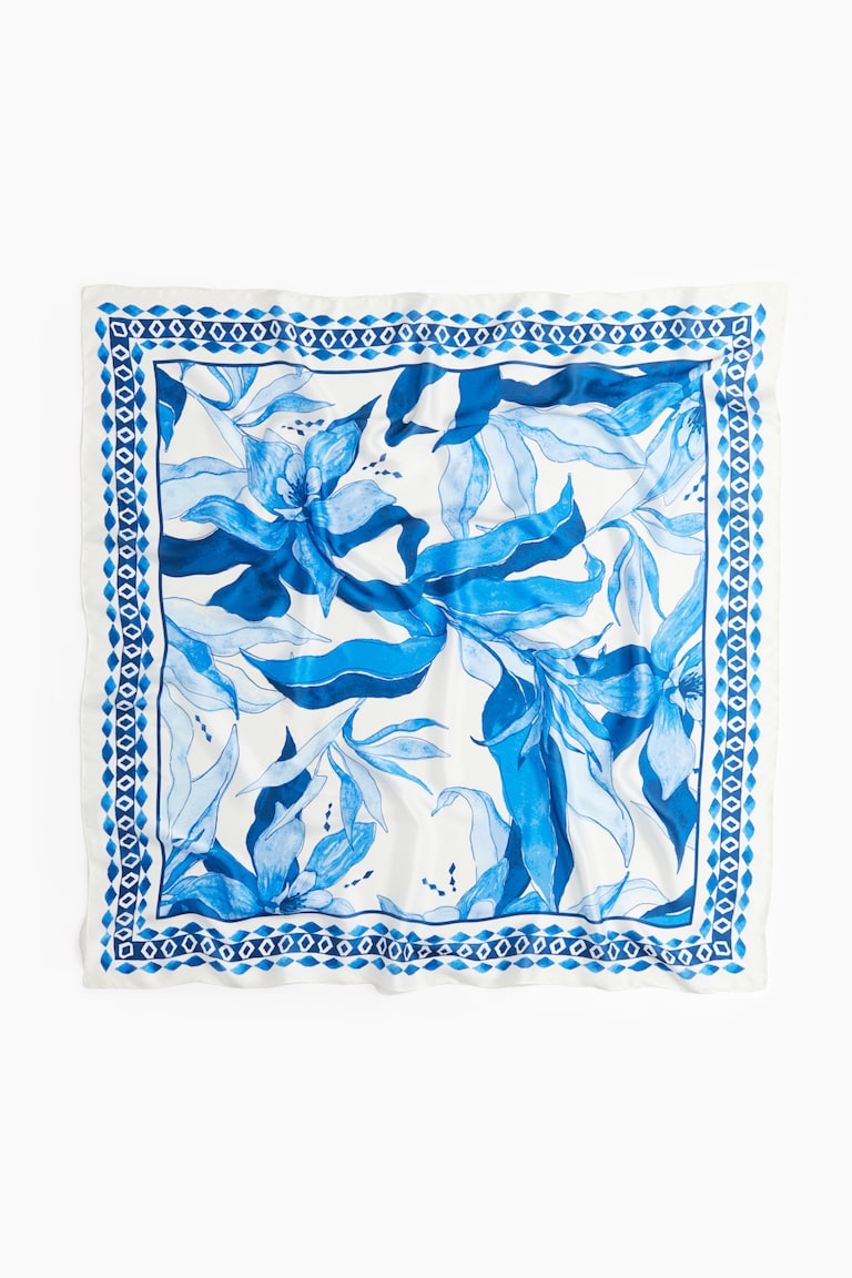 Printed Satin Scarf