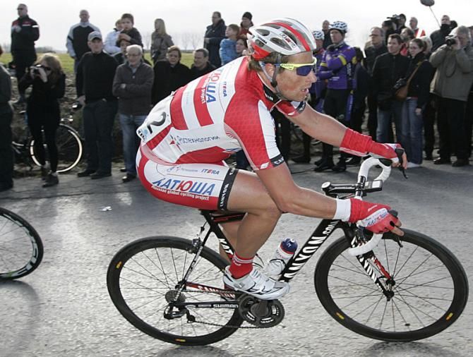 Marco Haller (Katusha) is leading the mountains classification after the first day at De Panne