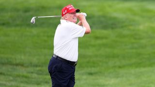 Donald Trump takes a shot at LIV Golf Bedminster