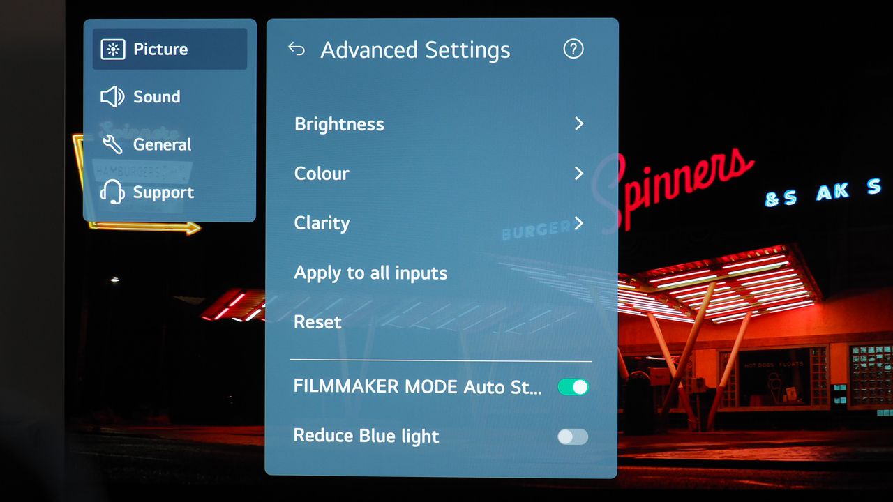 LG G3 OLED review - settings