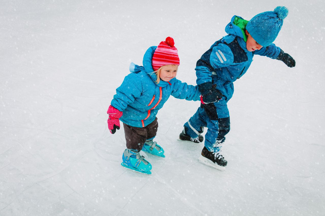 Skating.