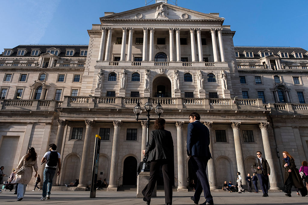 Bank Of England In The City Of London