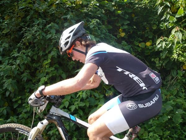 Sam Schultz looks for another, lower gear.