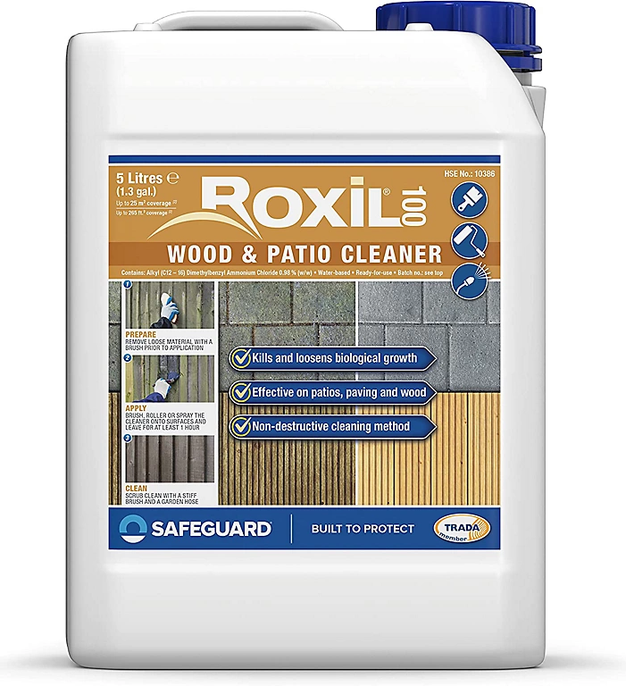 Roxil 100 Green Mould, Algae and Lichen Killer for wood and patio