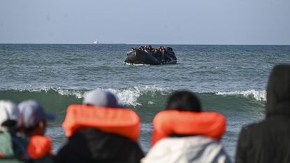 Small boat crossing on the Channel