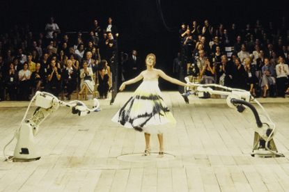Alexander McQueen S/S 1999 runway show as part of ‘Catwalk: The Art of the Fashion Show’ at Vitra Design Museum, Basel