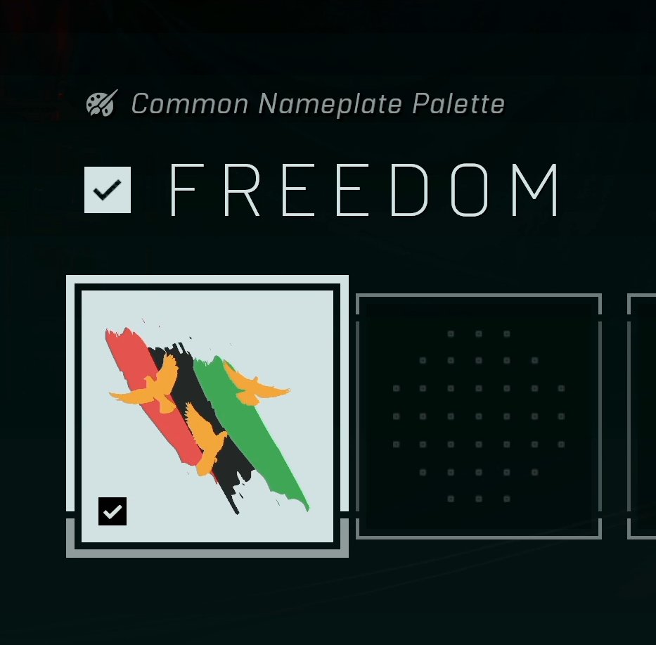Halo Infinite - Freedom nametag
