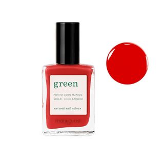 Manucurist Green Nail Polish in Poppy Red
