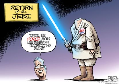 Political cartoon Jeb Bush Star Wars