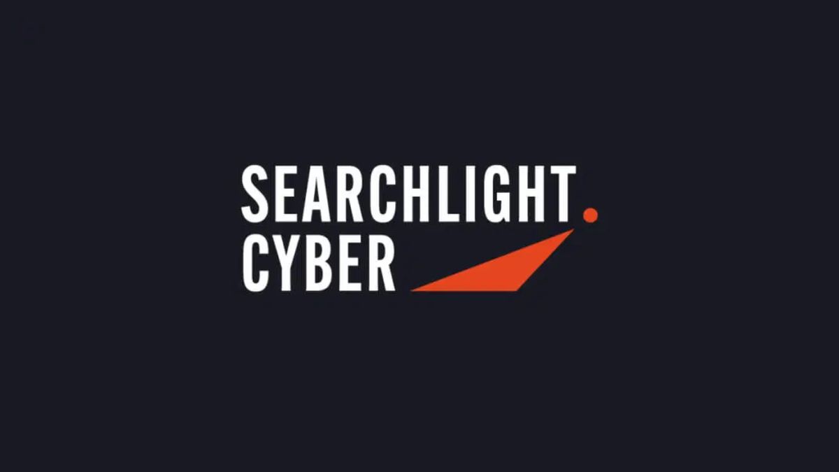 Searchlight Cyber&amp;#039;s new logo after the rebrand from Searchlight Security