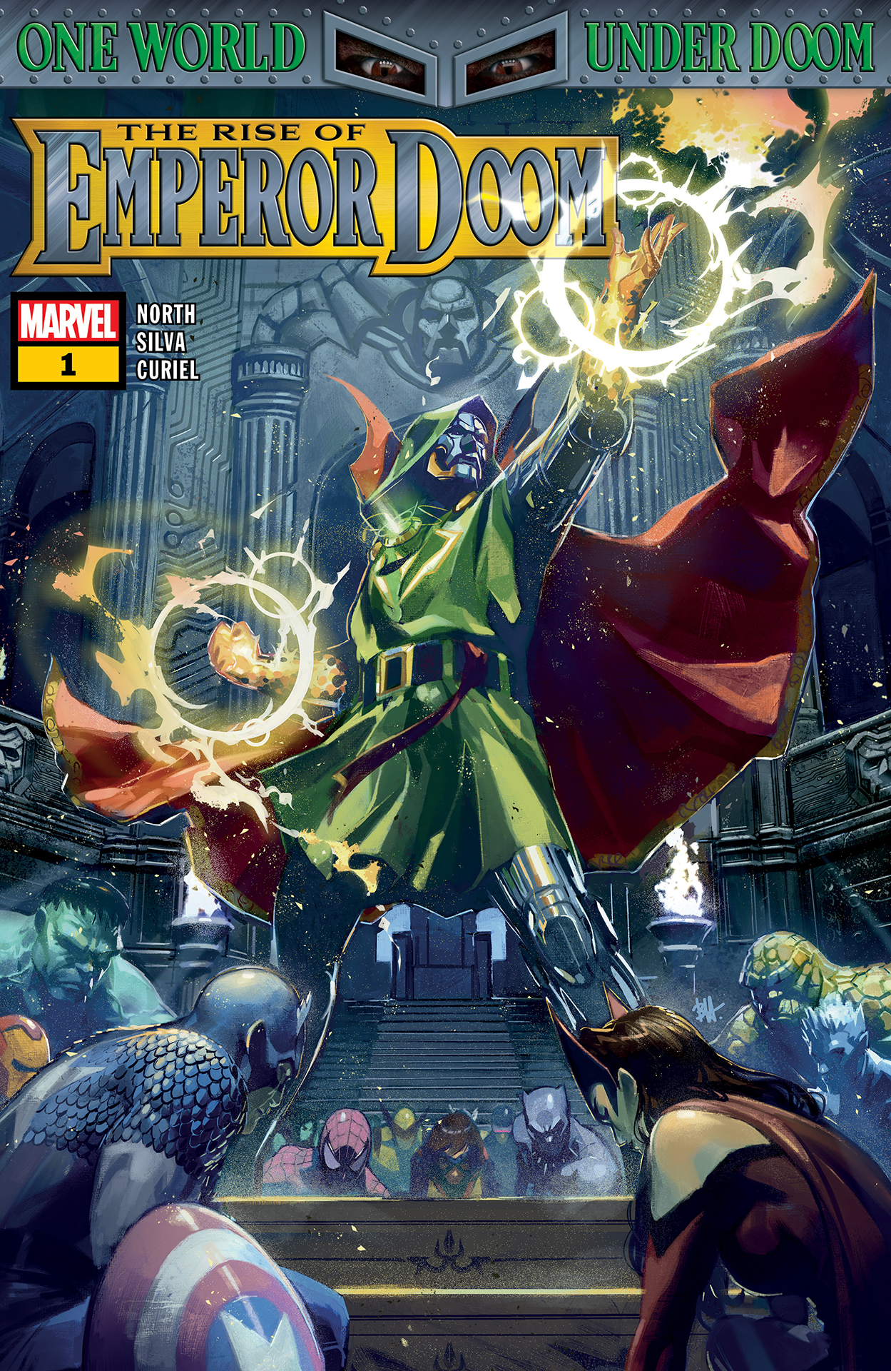 Doctor Doom will become emperor of the Marvel Universe in Marvel's "biggest and most shocking event ever"