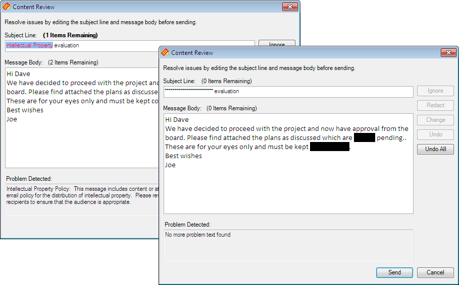 Wizards help resolve message issues and the TA&rsquo;s redaction feature can blot out unacceptable words.