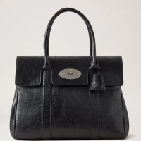 Mulberry Bayswater Black High Shine Calf Leather