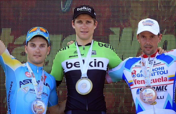 The top three on stage 8