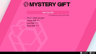 Pokemon Sword and Shield Mystery Gift codes