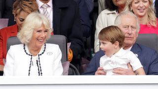 Queen Camilla and Prince Louis