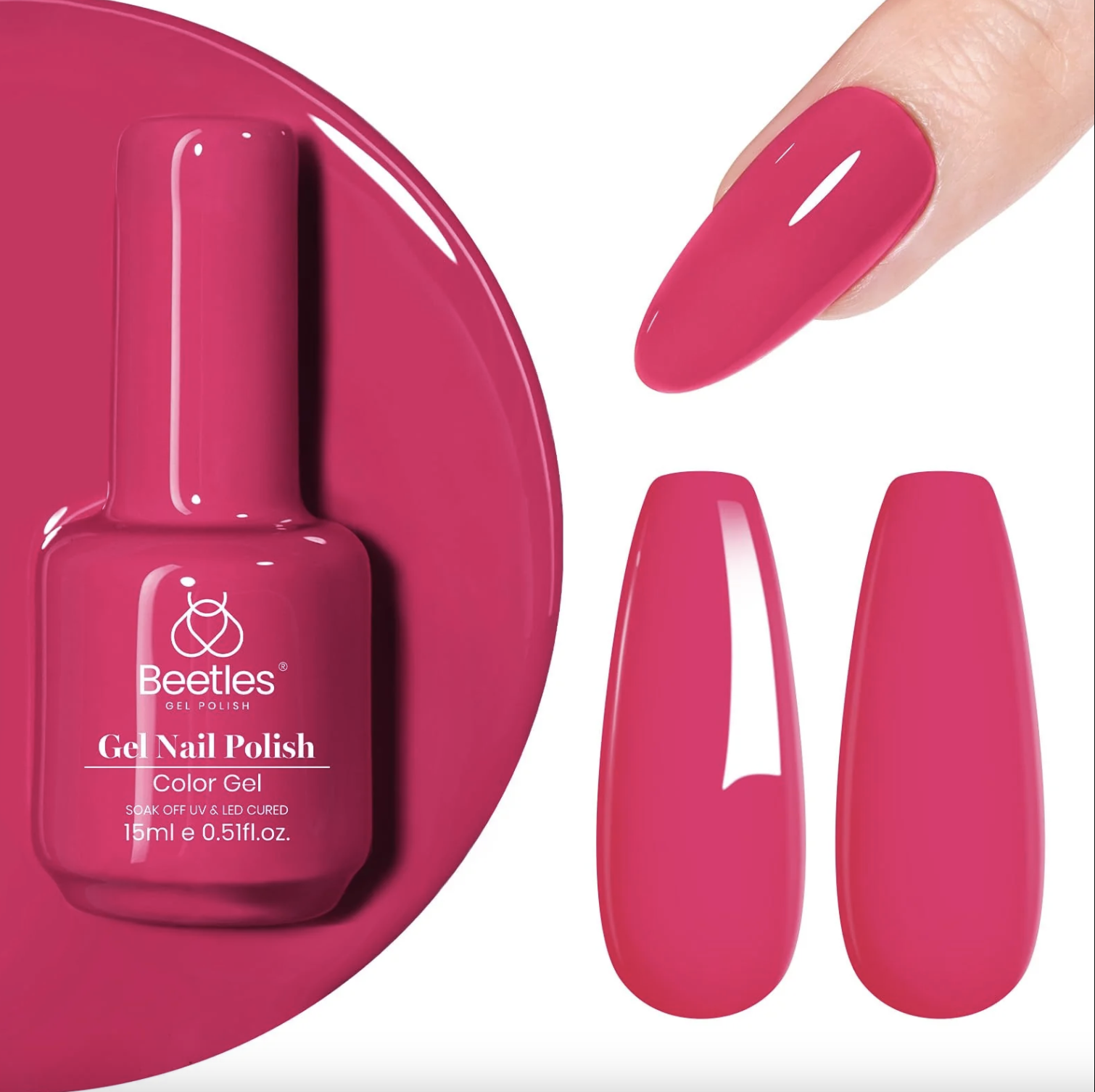 Beetles Gel Hot Pink