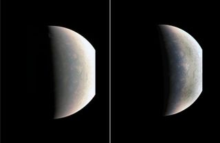 Jupiter below Juno