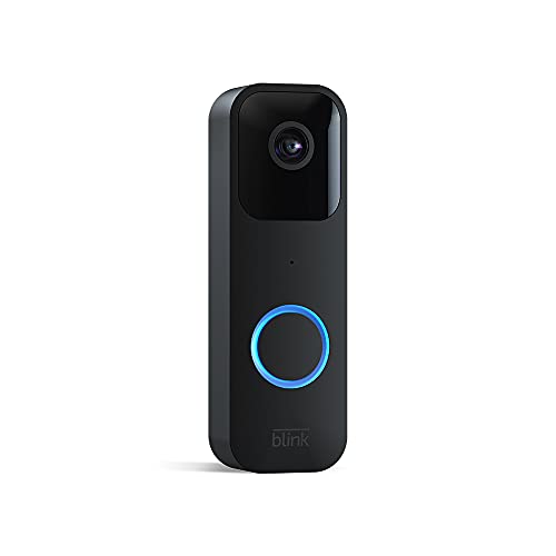 Blink Video Doorbell (newest Model) — Two-Way Audio, Hd Video, Long-Lasting Battery Life, Wired or Wire-Free Install, Motion Detection, Chime App Alerts, Works With Alexa (black)