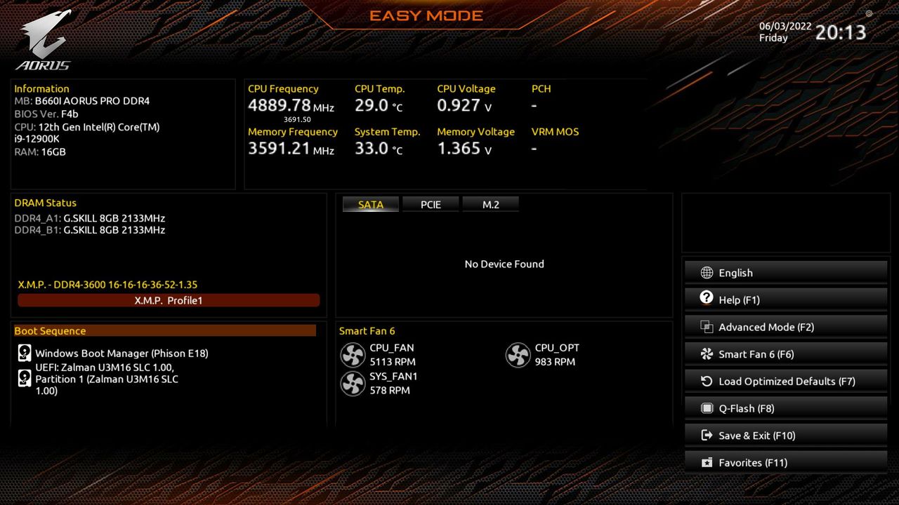 Gigabyte B660I Aorus Pro