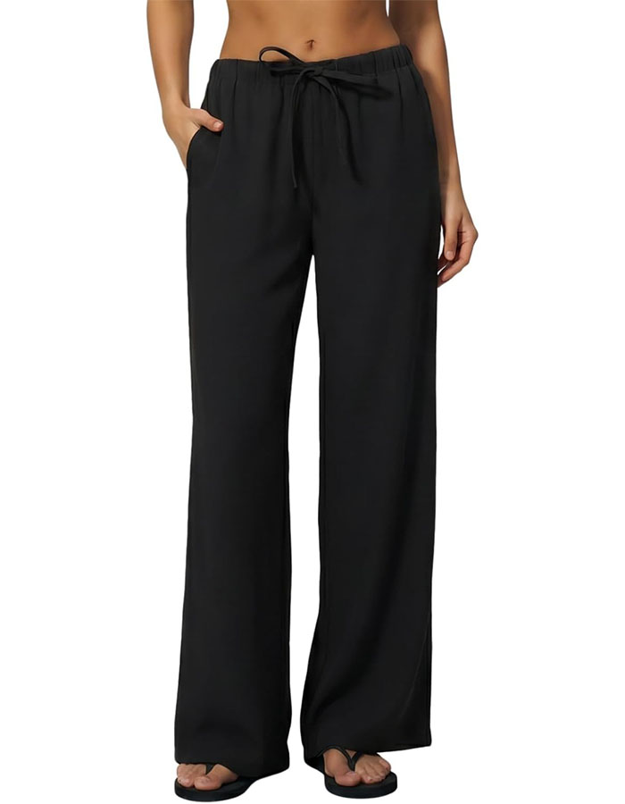 Qinsen, Wide Leg Palazzo Pants