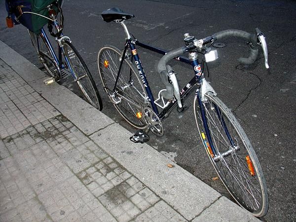 De Rosa commuter bike with classic Campy Delta brakes.