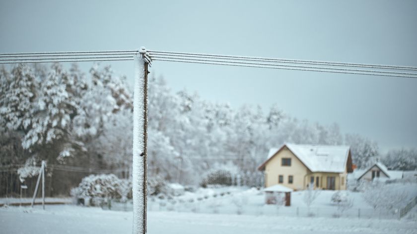 Power outage during snowstorm