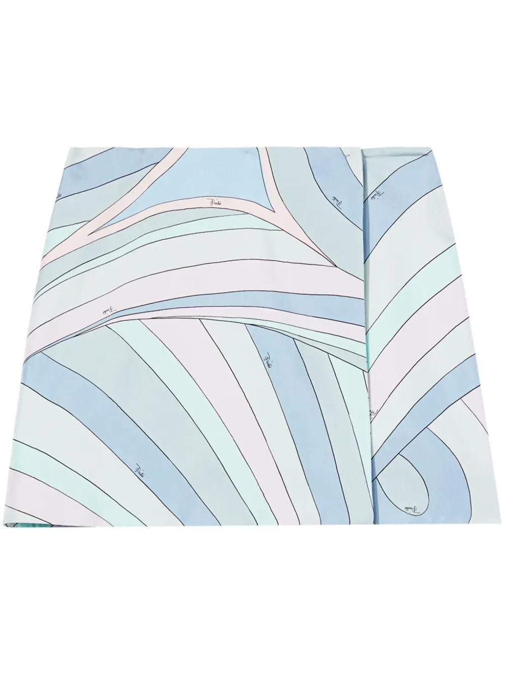 Pucci Iride-Print Silk Mini Skirt | 46