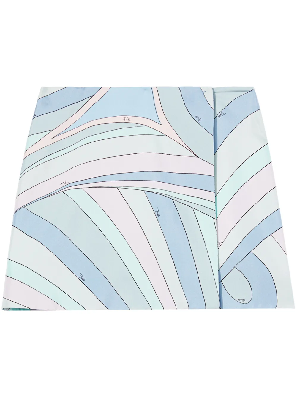 Pucci Iride-Print Silk Mini Skirt | 46