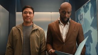 Randall Park as Moriarty and Morris Chestnut as Watson in Season 1x12